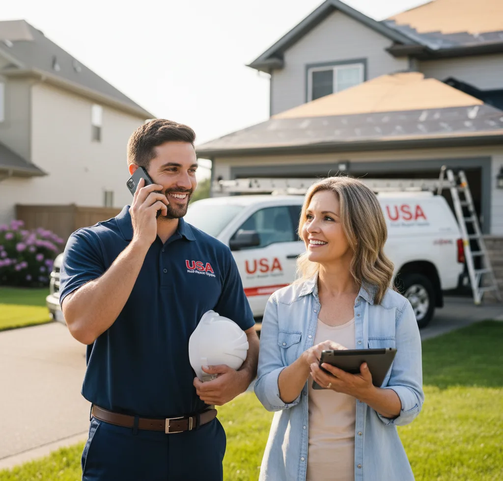 USA Roof Repair Experts customer support in Due West